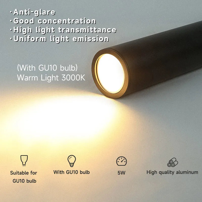 Moderne LED Hanglamp – Slanke Cilindervormige Hanglamp voor Keuken, Woonkamer en Slaapkamer Decor