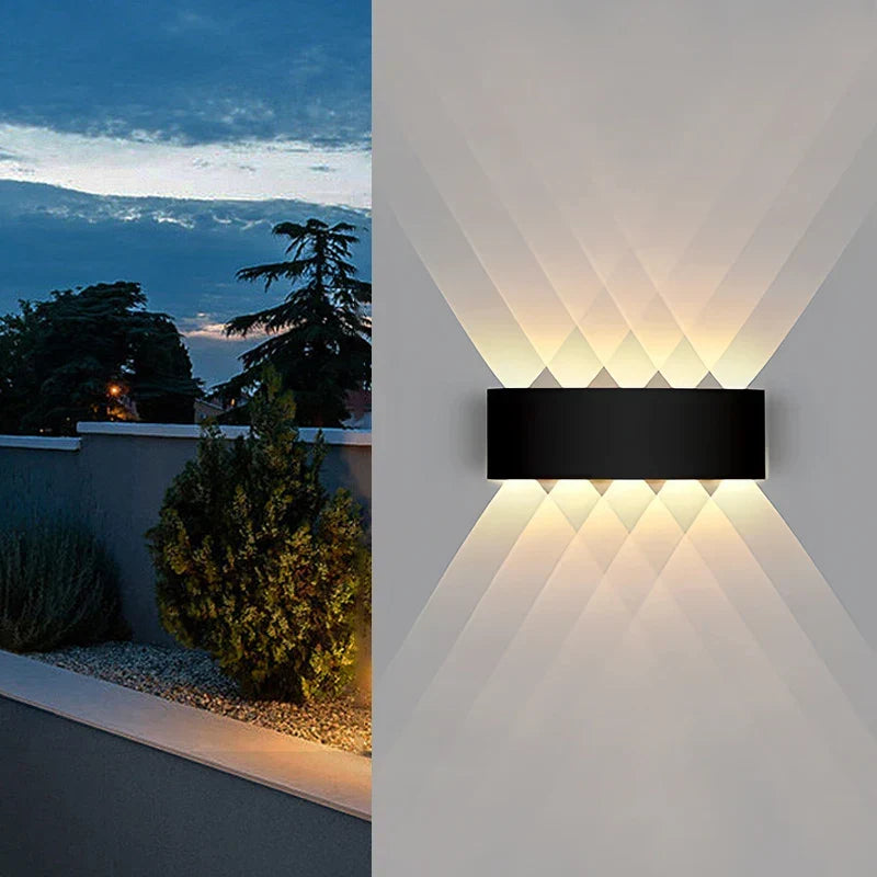 Moderne LED Buiten Wandlamp – Waterdichte Porch en Balkon Wandlamp voor Thuis Tuin, IP55 Gecertificeerd