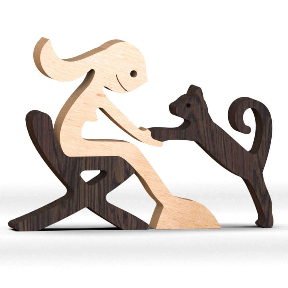 Deense Houten Dieren Ornamenten