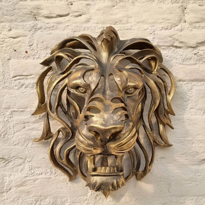 RegalRoar Leeuw - Leeuw Hoofd Wand Sculptuur