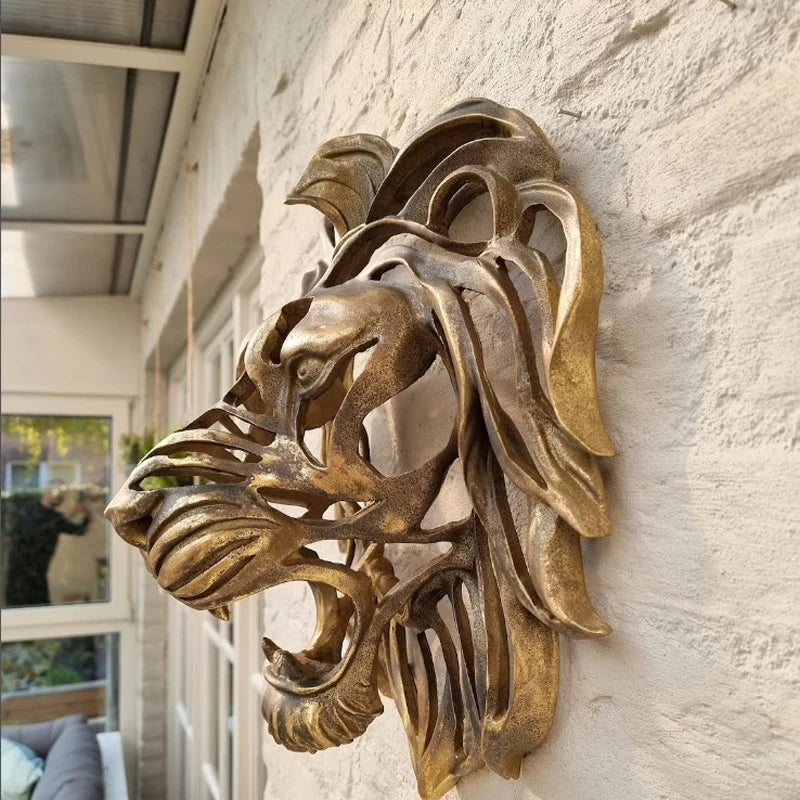RegalRoar Leeuw - Leeuw Hoofd Wand Sculptuur