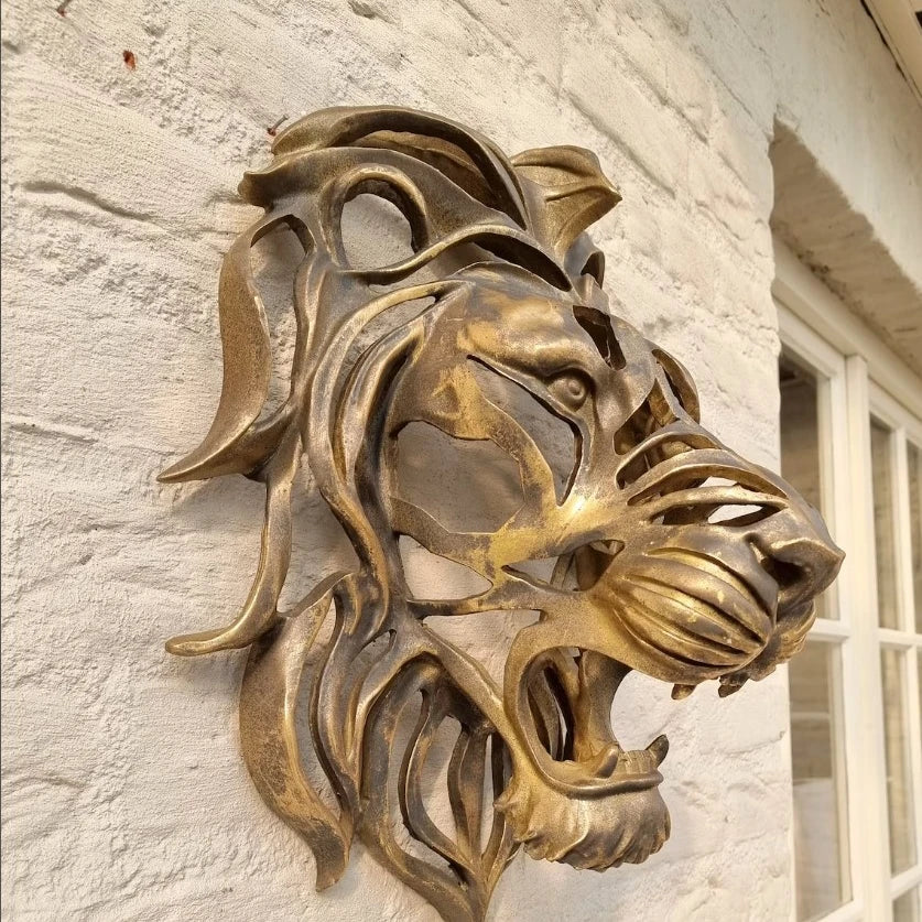 RegalRoar Leeuw - Leeuw Hoofd Wand Sculptuur