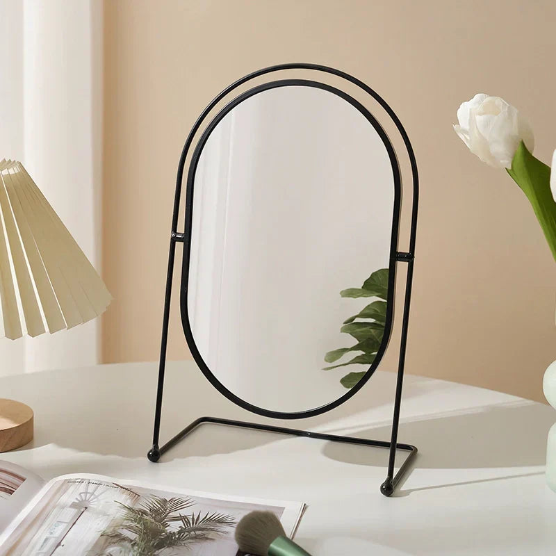 Grote Minimalistische Bureau Make-up Spiegel