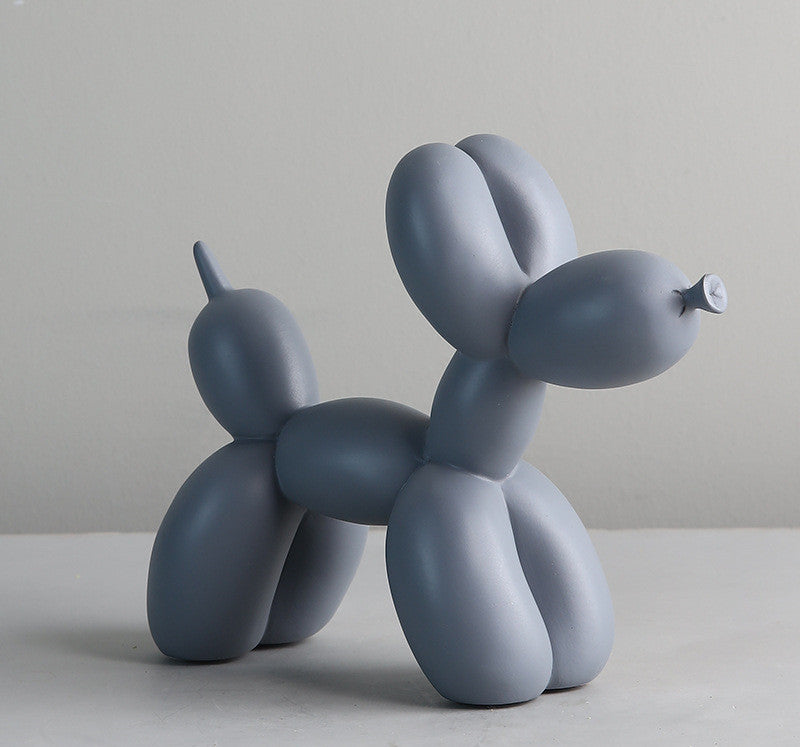 Zwart witte ballonnenhond