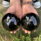 Obsidiaanse Kristallen Bal Decoratie