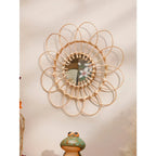 Troscana | Handgemaakte Rattan Decoratieve Wandspiegel