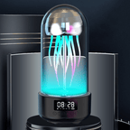 Creatieve 3in1 Kleurrijke Medusa Lamp Met Klok Luminous Draagbare Stereo Ademhalingslicht Slimme Decoratie Bluetooth Speaker