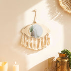 Boho Macrame Oog Spiegel Wand Decor