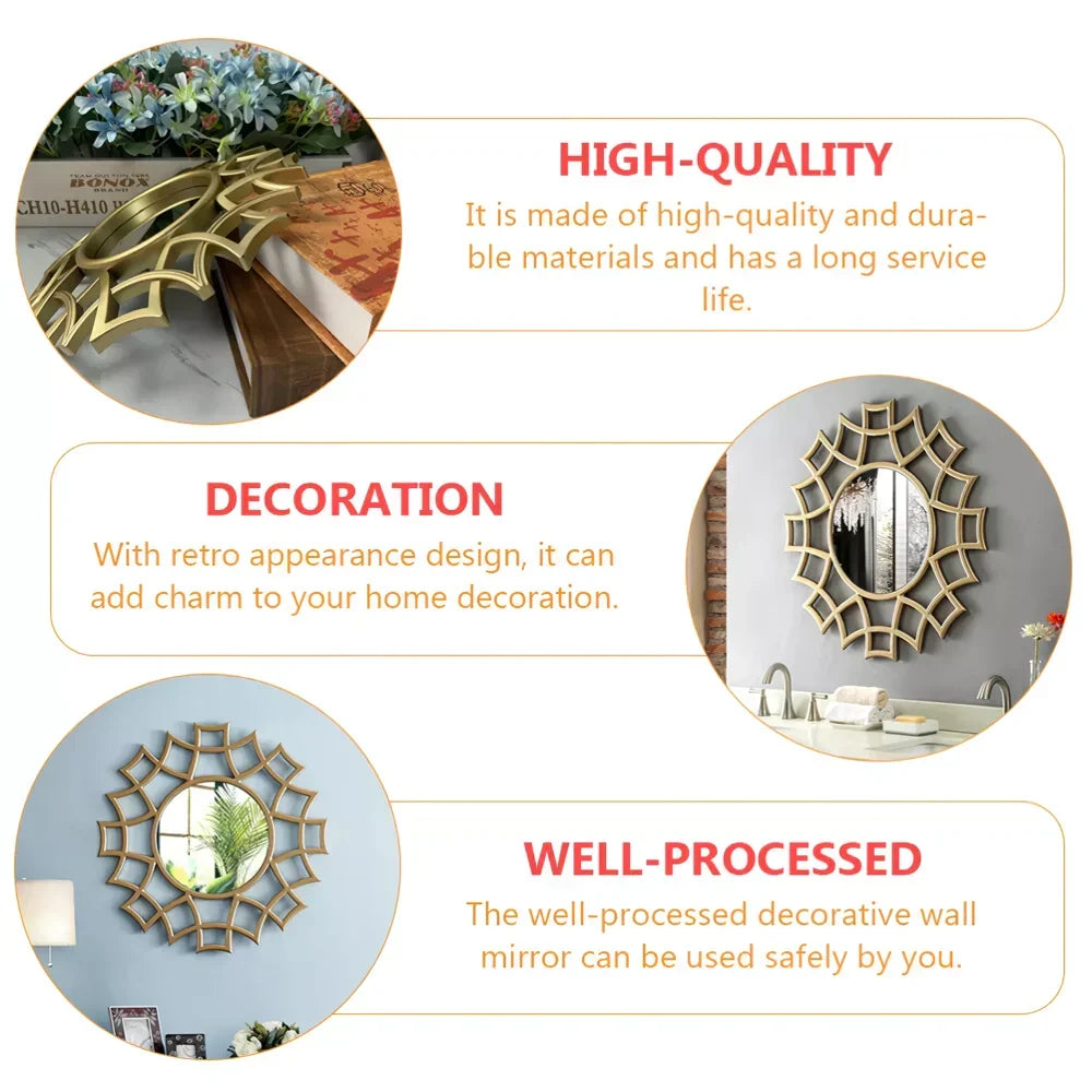 Luxe Ongelijkmatige Spiegel Wanddecoratie voor Moderne Decoratie