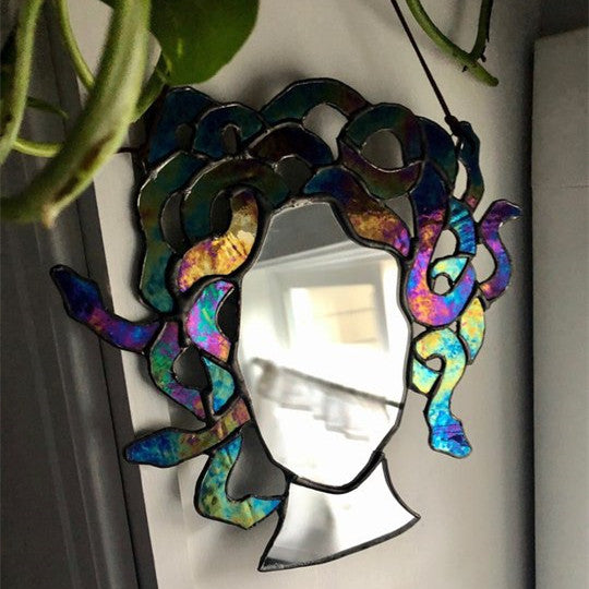 Medusa Gevet Glas Zonnevanger Spiegel