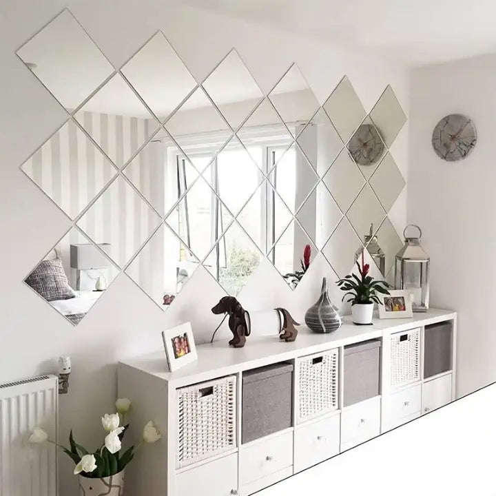 Troscana | 3D Spiegel Wandstickers - Moderne Decoratie