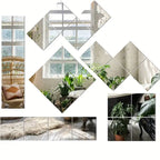 Troscana | 3D Spiegel Wandstickers - Moderne Decoratie