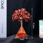 Natuursteen Grind Piramide Basis Feng Shui Boom