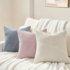 Kussensloop Set | Boho Stijl | Zachte Koord | 2 stuks, 45×45 cm, 50x50cm