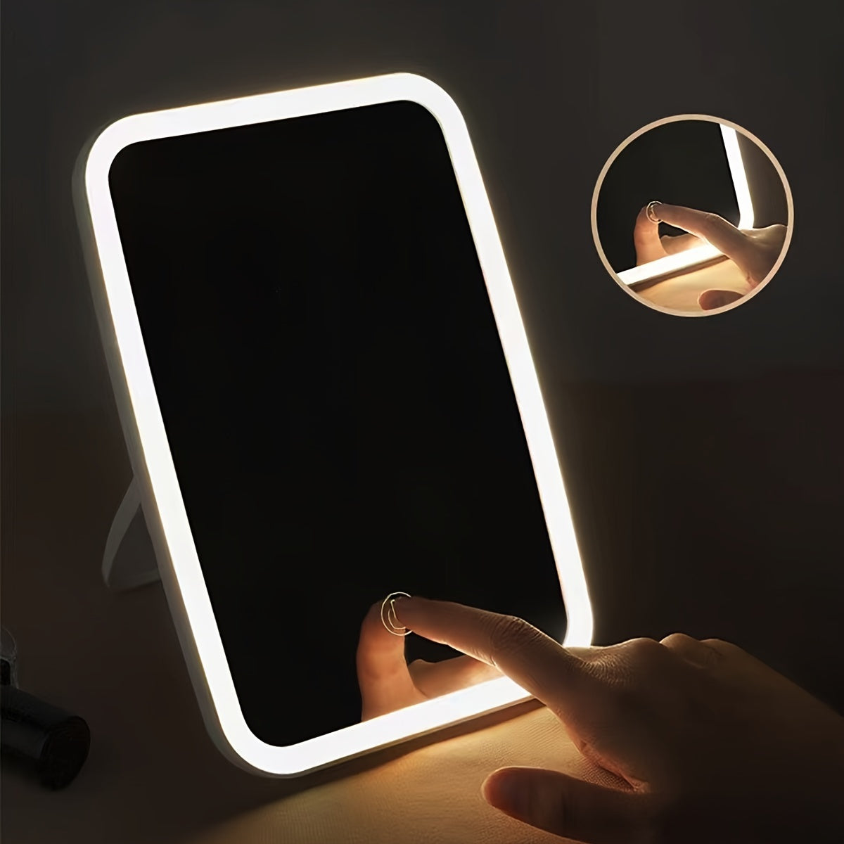 BloomMirror - Elegante LED Make-up Spiegel USB Oplaadbaar