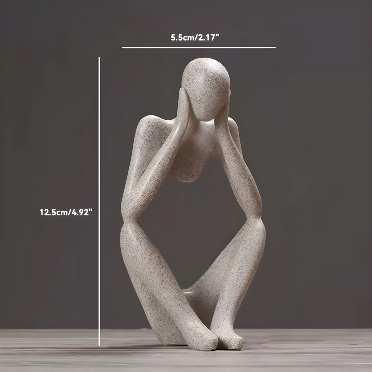 Abstract Thinker Beeldhouwwerk Huishouddecor