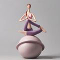 Yoga Lady Beeldhouwwerk Sculptuur