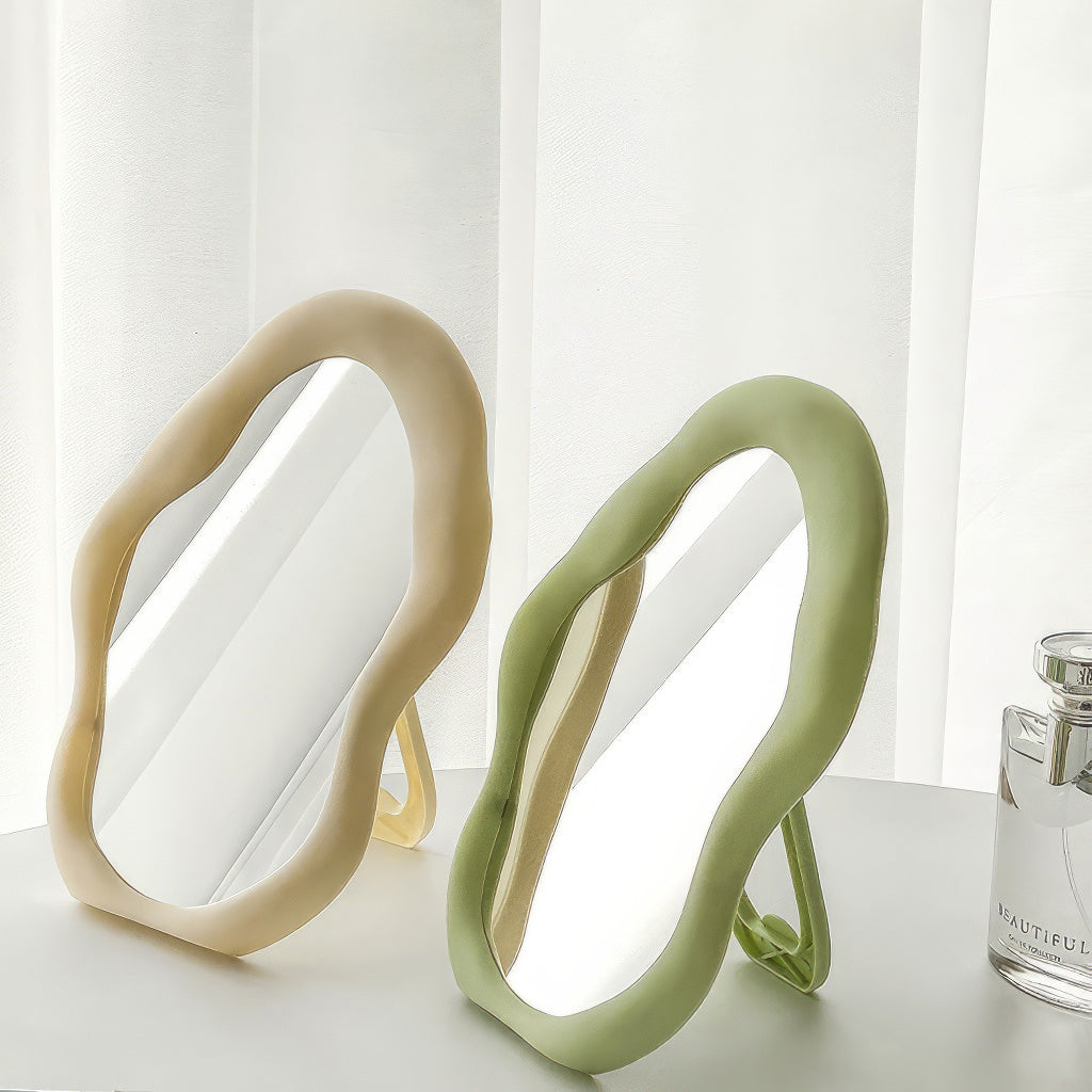 Irreguliere Blob Make-up Spiegel