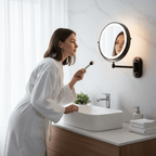 Troscana | LUMIVIEW – Oplaadbare LED Vergrotende Spiegel met Touch Control