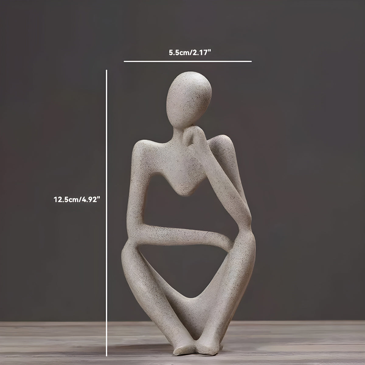 Abstract Thinker Beeldhouwwerk Huishouddecor