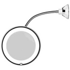 Troscana | 10X LED spiegel op zuignap