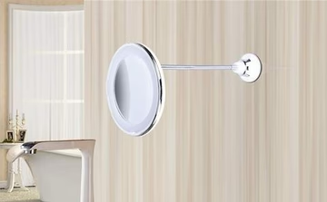 Troscana | 10X LED spiegel op zuignap