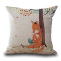 Fox Pattern Cushion Covers