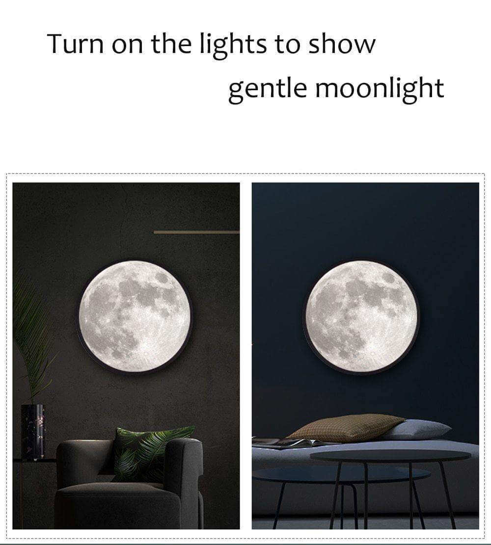 Slimme Moderne Maan Spiegel Wandlamp | Troscana