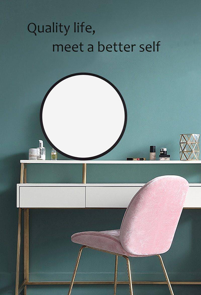 Slimme Moderne Maan Spiegel Wandlamp | Troscana