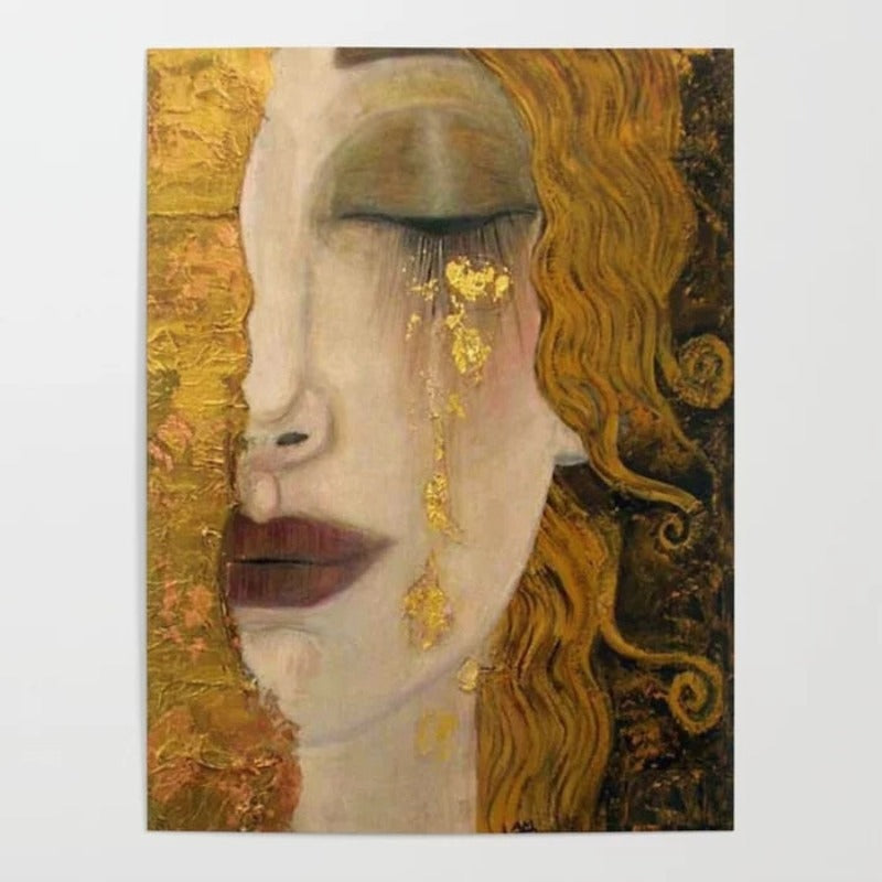 Golden Tears Wandkunst Schilderij | Troscana