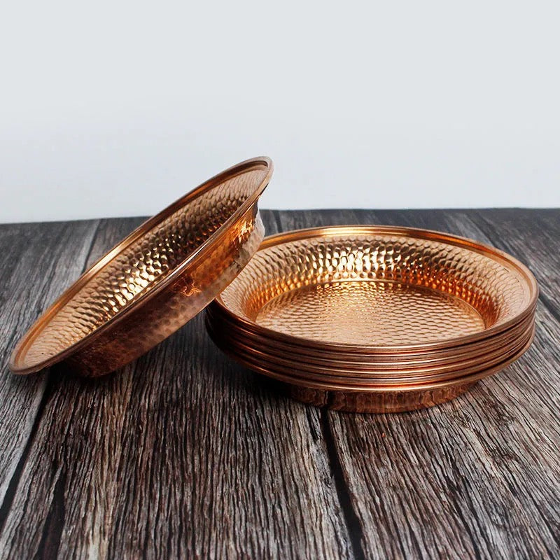 Heilig Genezing Koper Plate Trio