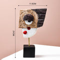 Abstract Pop Art Gezicht Thuis Sculptuur