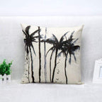 Floral Animal Tree of Life Bird Back Home Decorative Pillowcase