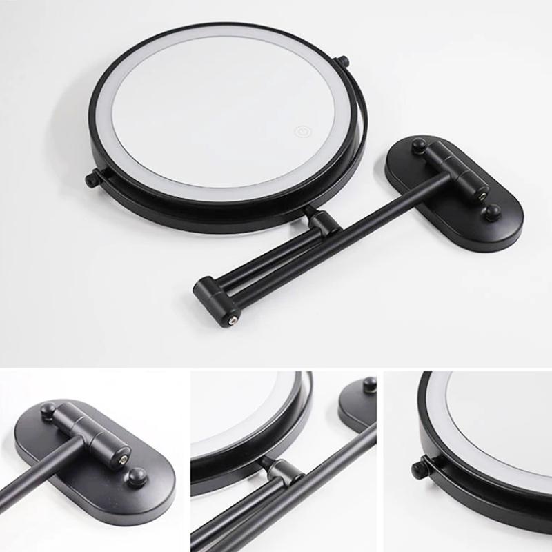 LED Wand-Gemonteerde Badkamerspiegel met Vergroting Troscana