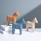 Resin creatieve minimalisme paard decoratie ornamenten