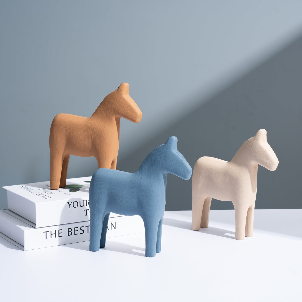 Resin creatieve minimalisme paard decoratie ornamenten