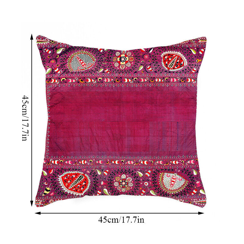 Etnische Boho Mandala Print Linnen Gooi Kussenhoes Bank Kussen Bedekking Woondecoratie# Troscana