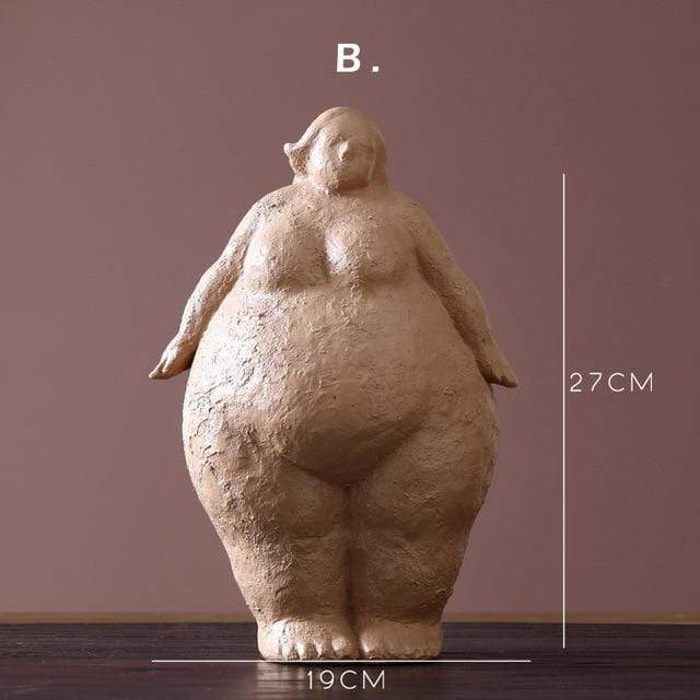 Zelfbewuste Dame Figuren