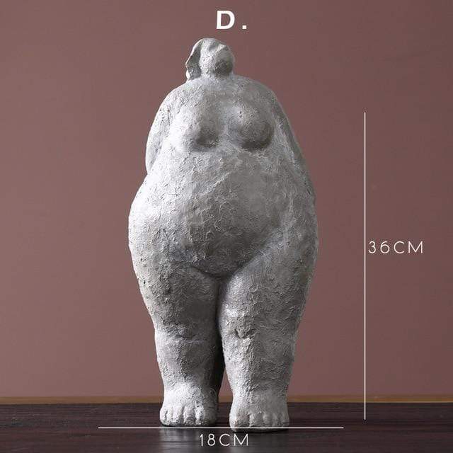 Zelfbewuste Dame Figuren