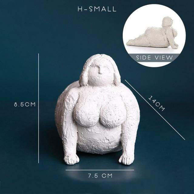 Zelfbewuste Dame Figuren