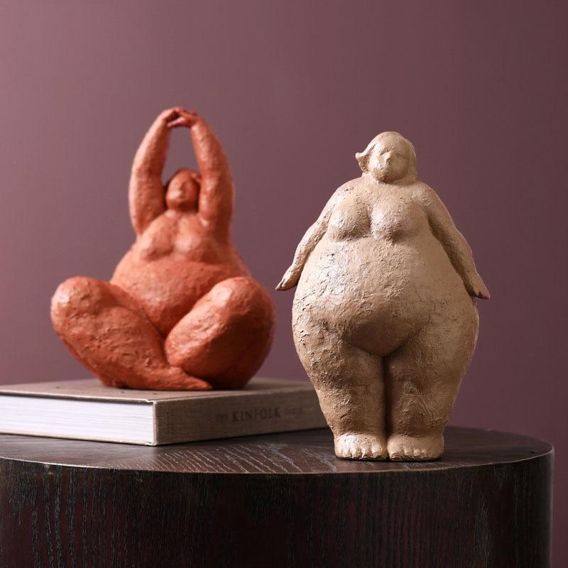 Zelfbewuste Dame Figuren