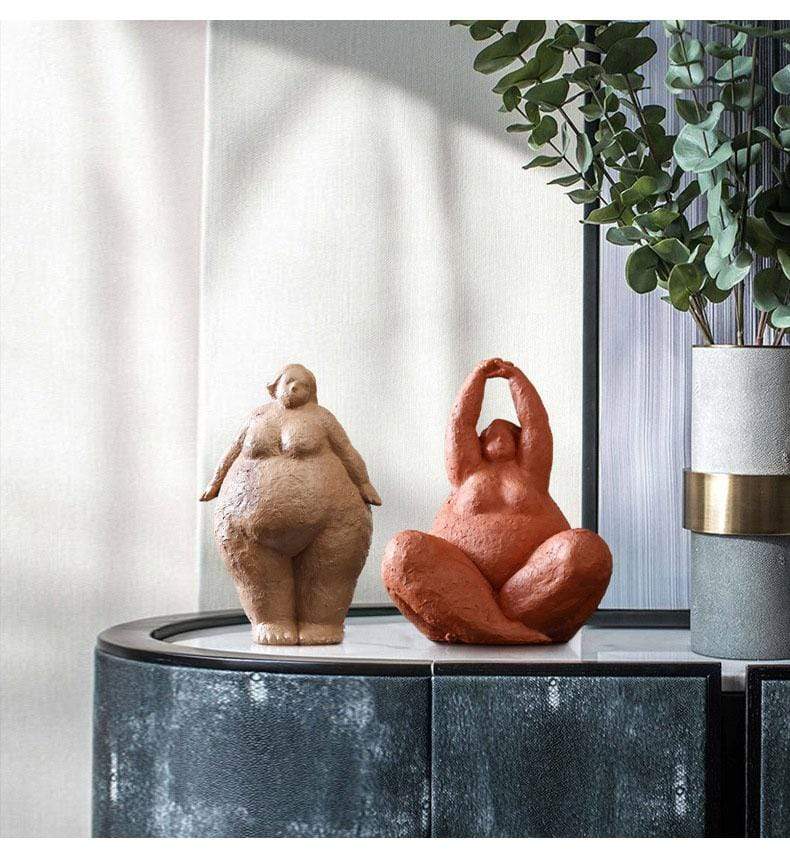 Zelfbewuste Dame Figuren