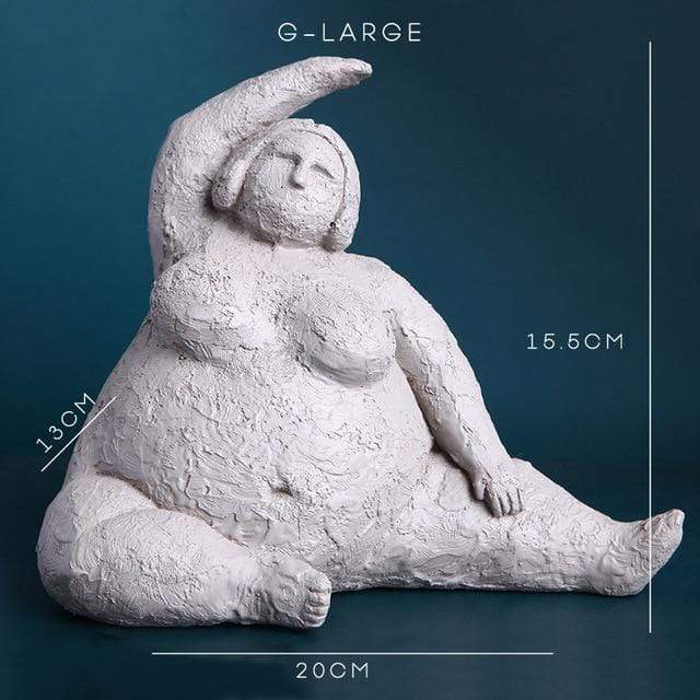 Zelfbewuste Dame Figuren