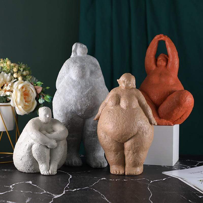 Zelfbewuste Dame Figuren