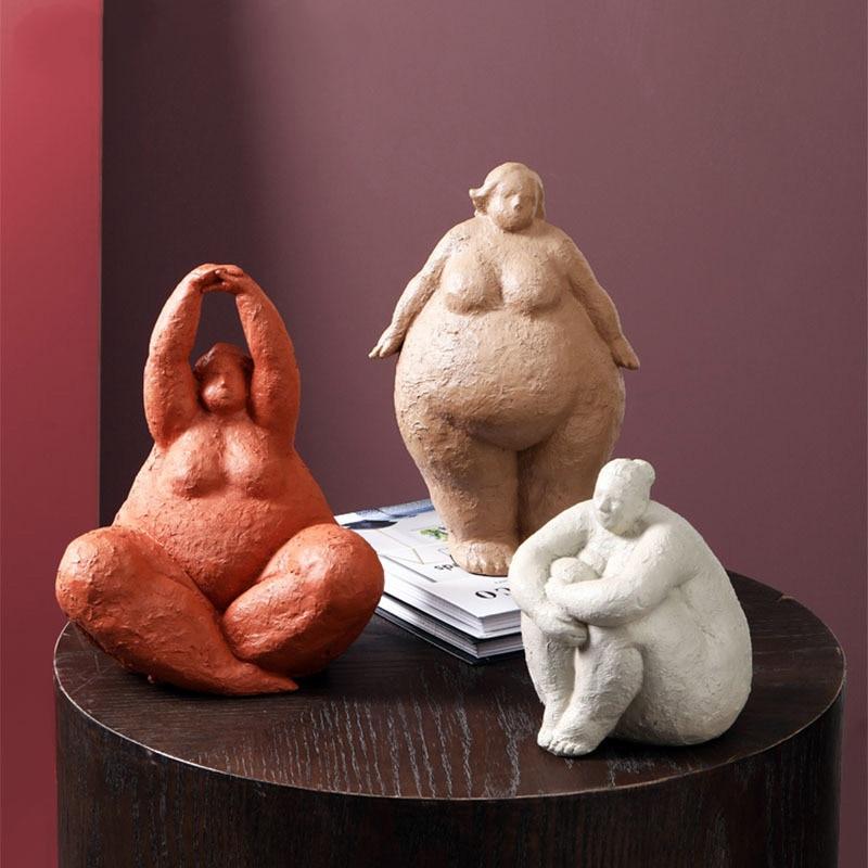 Zelfbewuste Dame Figuren